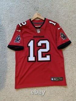 Tom Brady Tampa Bay Buccaneers Nike Vapor Limited Jersey Red Medium Authentic