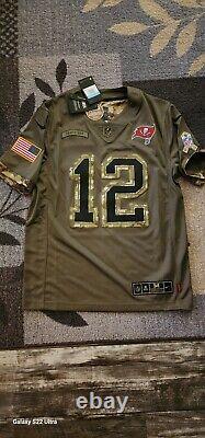 Tom Brady Tampa Bay Buccaneers Nike Vapor Limited Salute To Service Jersey
