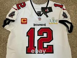 Tom Brady Tampa Bay Buccaneers Nike White Super Bowl Jersey New With Tags Elite