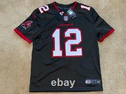 Tom Brady Tampa Bay Buccaneers Pewter Vapor LIMITED AUTHENTIC Jersey Super Bowl