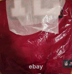 Tom Brady Tampa Bay Buccaneers Red Captain Vapor Limited Nike Stitch Jersey 3XL