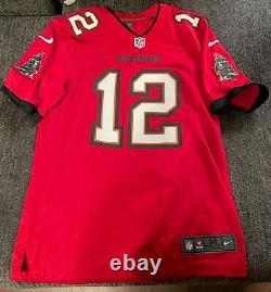 Tom Brady Tampa Bay Buccaneers Red Home Nike Game Jersey M