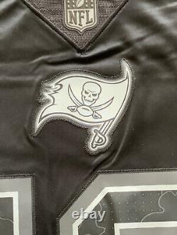 Tom Brady Tampa Bay Buccaneers Reflective Black Nike LIMITED AUTHENTIC Jersey L
