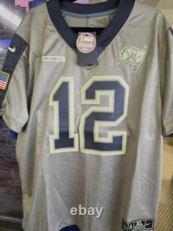 Tom Brady Tampa Bay Buccaneers Salute To Service STS NWT XL Nike Jersey