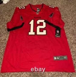 Tom Brady-Tampa Bay Buccaneers-Signed Autographed-NWT Red NFL Jersey-COA