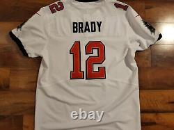 Tom Brady Tampa Bay Buccaneers Super Bowl 55 White game Jersey Size XL