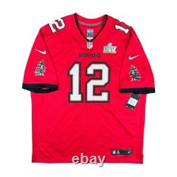Tom Brady Tampa Bay Buccaneers Super Bowl Nike Game NFL Jersey Size XXL NEW