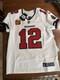 Tom Brady Tampa Bay Buccaneers Sz 44/ L White Nike Vapor Elite Captain Jersey