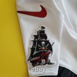 Tom Brady Tampa Bay Buccaneers Sz 44/ L White Nike Vapor Elite Captain Jersey