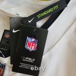 Tom Brady Tampa Bay Buccaneers Sz 44/ L White Nike Vapor Elite Captain Jersey
