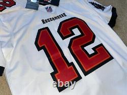 Tom Brady Tampa Bay Buccaneers White Vapor LIMITED AUTHENTIC Jersey Super Bowl