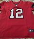 Tom Brady Tampa Bay Bucs Elite Authentic Red Home Jersey Size 52 Nwot