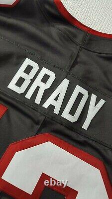 Tom Brady Tampa Bay Bucs New Nike Alternate Vapor Lmtd. Pewter Jersey Men's Sz L