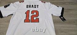 Tom Brady White Tampa Bay Buccaneers Super Bowl 55 Nike Jersey Mens Large