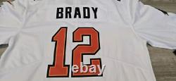 Tom Brady White Tampa Bay Buccaneers Super Bowl 55 Nike Jersey Mens Large