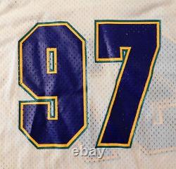 Tommy Joe Crutcher Signed Superbowl 31 Football Jersey L XL White 1997 Green Bay