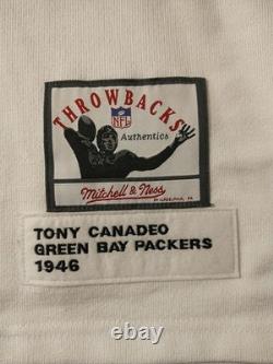 Tony Canadeo Green Bay Packers 1946 Mitchell &ness Throwback Jersey Nwt
