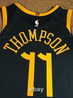 Trey Thompson Warriors'The Bay' Nike authentic VaporKnit jersey, 48 Large