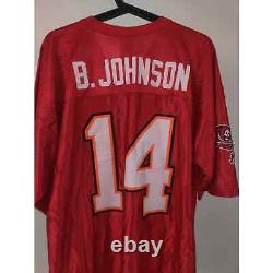 (V)NEW Tampa Bay Buccaneers B. Johnson #14 NFL Jersey Men's XL