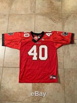 VTG 1998 NIKE Mike Alstott TAMPA BAY BUCS Football Jersey L NWT 90s Buccaneers