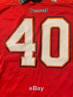 VTG 1998 NIKE Mike Alstott TAMPA BAY BUCS Football Jersey L NWT 90s Buccaneers