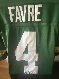 VTG 90s Nike Team Authentic NFL Green Bay Packers Brett Favre 4 Jersey 48 XL