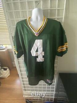 VTG 90s Nike Team Authentic NFL Green Bay Packers Brett Favre 4 Jersey 48 XL