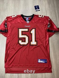 VTG Tampa Bay Buccaneers Jersey SIGNED Barrett Ruud New Reebok Vintage New Rare