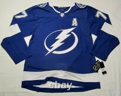 Victor HEDMAN size 54 = XL Tampa Bay Lightning ADIDAS hockey jersey PRO CUSTOM