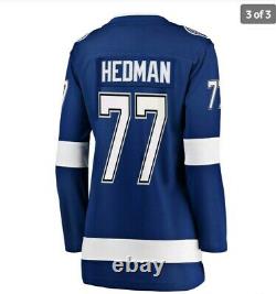 Victor Hedman 77 NHL Tampa Bay Lightning NWT Fanatics Jersey Women's Premier