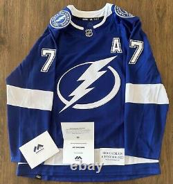 Victor Hedman Addidas Pro Autographed Jersey