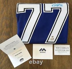 Victor Hedman Addidas Pro Autographed Jersey
