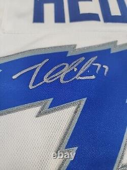 Victor Hedman Autographed Signed Tampa Bay Lighting Retro 2.0 Jersey JSA COA