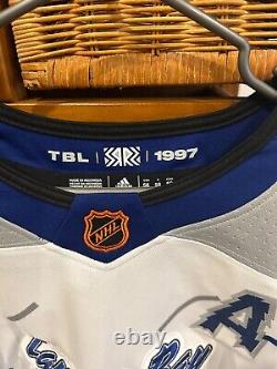 Victor Hedman Real Tampa Bay Lightning Adidas Reverse Retro 2.0 Hockey Jersey