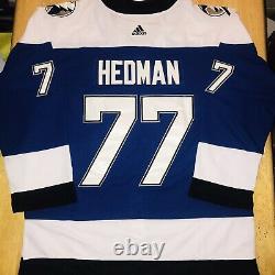 Victor Hedman Tampa Bay Lightning 2021 Stanley Cup Finals Jersey Size Large