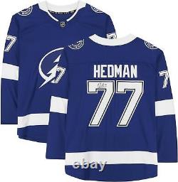 Victor Hedman Tampa Bay Lightning Autographed Blue Fanatics Breakaway Jersey