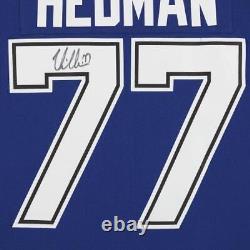 Victor Hedman Tampa Bay Lightning Autographed Blue Fanatics Breakaway Jersey