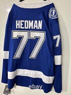 Victor Hedman Tampa Bay Lightning Fanatics Jersey Licensed NHL Hockey 2XL