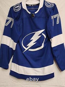 Victor Hedman Tampa Bay Lightning adidas Home Primegreen Authentic Player Jersey