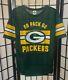 Victoria's Secret Pink Nfl M Green Bay Packers Sequin Bling Football Rare Jersey