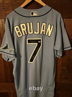 Vidal Brujan Tampa Bay Rays Miami Marlins New York Mets MLB Nike Signed Jersey