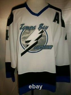 Vincent LeCavalier Tampa Bay Lightning White 2001-07 Throwback CCM NHL Jersey