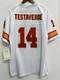 Vinny Testaverde #14 Tampa Bay Buccaneers Throwback Nfl Jersey Nwt Sewn M-3xl
