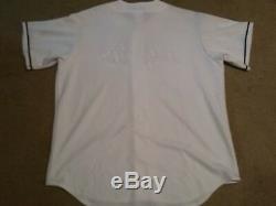 Vintage 1998 Majestic Tampa Bay Devil Rays Authentic Home White Inaugural Jersey