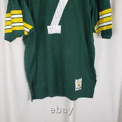 Vintage #7 GREEN BAY PACKERS Mens 44 MacGregor Sand Knit Mesh Jersey Exclusive