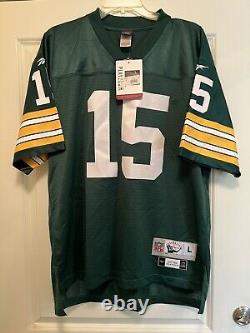 Vintage Bart Starr Green Bay Packers Reebok Gridiron Classic NWT Jersey Large