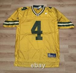 Vintage Brett Favre #4 Green Bay Packers NFL Reebok On Field Jersey Sz M NWT