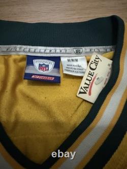Vintage Brett Favre #4 Green Bay Packers NFL Reebok On Field Jersey Sz M NWT