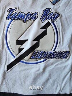 Vintage CCM Tampa Bay Lightning Authentic On Ice Jersey withStrap Sz 52 NWT