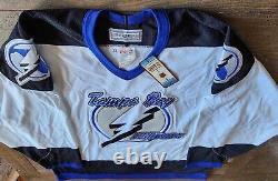 Vintage CCM Tampa Bay Lightning Authentic On Ice Jersey withStrap Sz 52 NWT